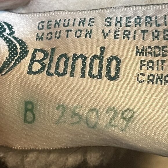 Blondo women's brown leather genuine shearling lined waterproof boots 8 brown - Picture 6 of 7